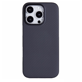 Husă pentru iPhone 16 Pro Max, Aramid Fiber Cover, negru