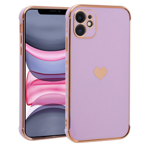 Huse pentru Apple iPhone 11, Electro heart, violet