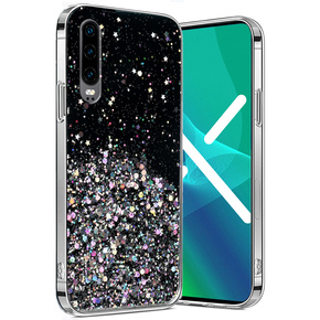 Huse pentru Huawei P30, Glittery, negru