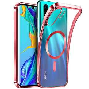 Huse pentru Huawei P30 Pro, MagSafe Hybrid, rosu