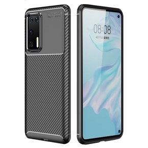 Huse pentru Huawei P40, Carbon Gel, negru