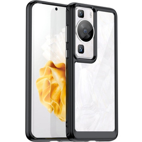 Huse pentru Huawei P60 / P60 Pro, Fusion Hybrid, transparent / negru