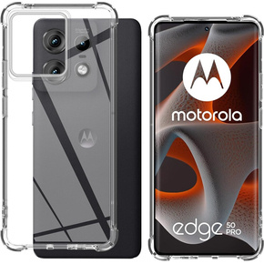 Huse pentru Motorola Edge 50 Pro, Dropproof, transparentă