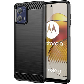 Huse pentru Motorola Moto G73 5G, Carbon, negru