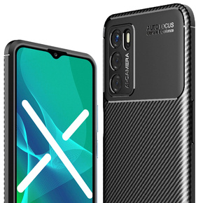 Huse pentru Oppo A16, Carbon Gel, negru