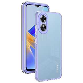 Huse pentru Oppo A17, Fusion Hybrid, transparent / violet