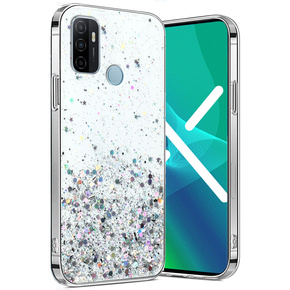 Huse pentru Oppo A53 2020, Glittery, transparentă