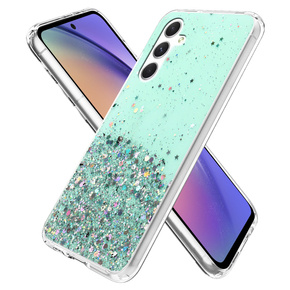 Huse pentru Samsung Galaxy A54 5G, Glittery, verde