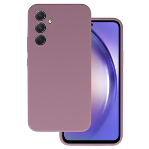 Huse pentru Samsung Galaxy A54 5G, Silicone Lite, violet + sticlă 9H