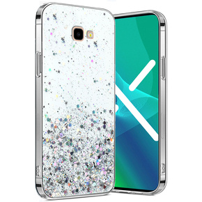 Huse pentru Samsung Galaxy J4 Plus, Glittery, transparentă