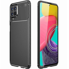 Huse pentru Samsung Galaxy M33 5G, Carbon Gel, negru