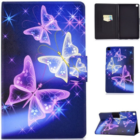 Huse pentru Samsung Galaxy Tab A7 10.4 2020 T500 T505, butterflies, violet
