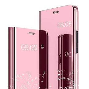 Huse pentru Xiaomi 11T / 11T Pro, Clear View, roz rose gold