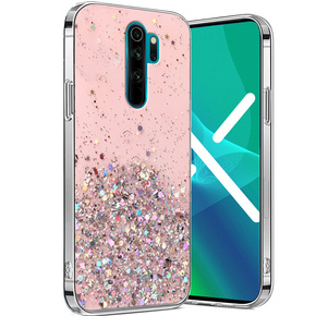 Huse pentru Xiaomi Redmi Note 8 Pro, Glittery, roz