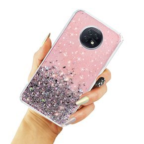 Huse pentru Xiaomi Redmi Note 9T 5G, Glittery, roz