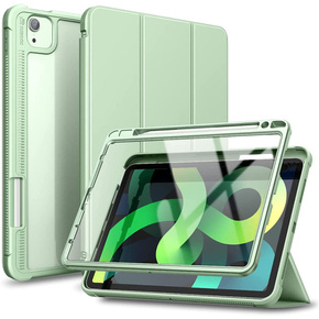 Huse pentru iPad Air 4 10.9 2020 / iPad Pro 11 2020 / 2018, Suritch Full Body, transparent / verde