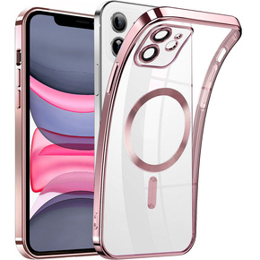 Huse pentru iPhone 11, MagSafe Hybrid, roz