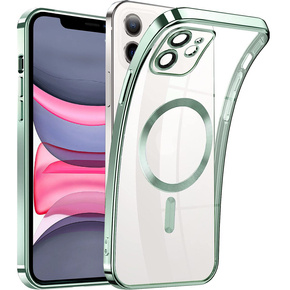 Huse pentru iPhone 11, MagSafe Hybrid, verde