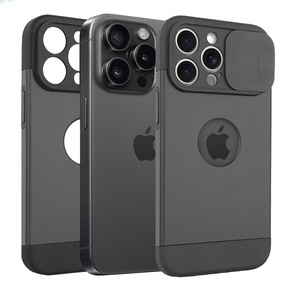Huse pentru iPhone 15 Pro, ERBORD MagProtect Slide Camera, negru