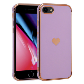 Huse pentru iPhone 7/8/SE 2020/SE 2022, Electro heart, violet