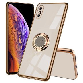 Huse pentru iPhone X/XS, Electro Ring, de aur