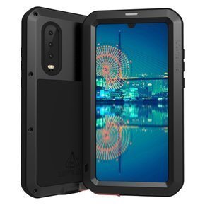 Love Mei Huse pentru Huawei P30, armored with glass, negru