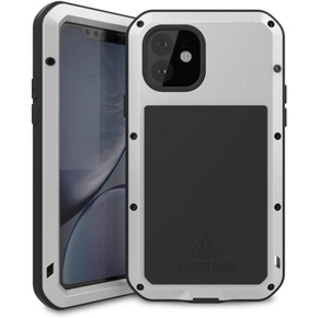 Love Mei Huse pentru iPhone 11, armored with glass, de argint