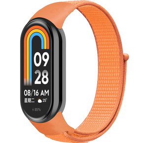 Pasek Nylonowy do Xiaomi Smart Band 8, Pomarańczowy