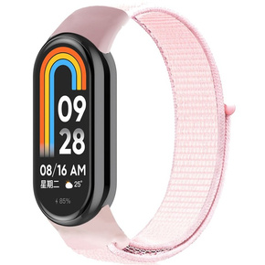 Pasek Nylonowy do Xiaomi Smart Band 8, Różowy