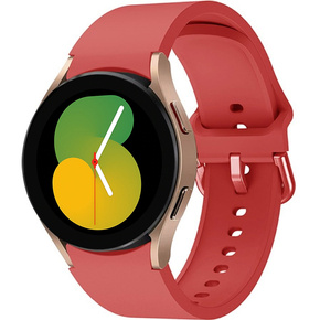 Pasek Silikonowy do Samsung Galaxy Watch 4/5, Czerwony