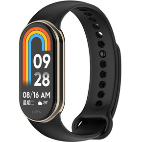 Pasek Silikonowy do Xiaomi Smart Band 8, Czarny