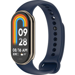 Pasek Silikonowy do Xiaomi Smart Band 8, Granatowy