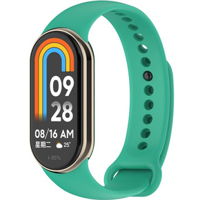 Pasek Silikonowy do Xiaomi Smart Band 8, Zielony