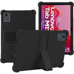 Silicon husă pentru Lenovo Tab M11, Impact, armat, negru