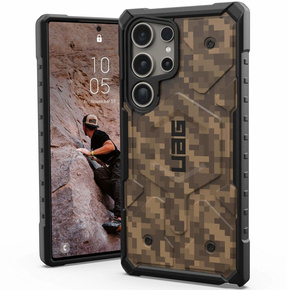 Urban Armor Gear Huse pentru Galaxy S24 Ultra, Pathfinder SE MagSafe Camo, maro