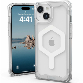 Urban Armor Gear Huse pentru iPhone 15, Plyo MagSafe, transparent / alb