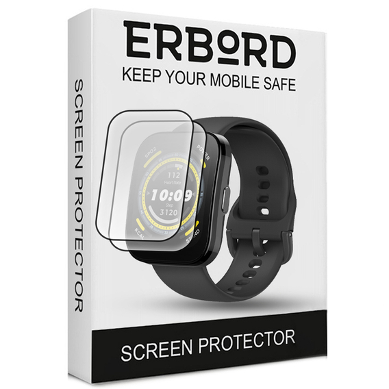 2x ERBORD Hybrid Glass pentru Amazfit Band 7