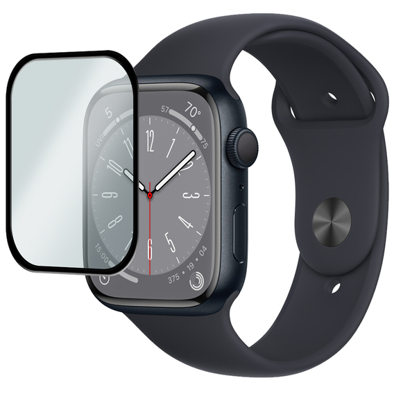 2x ERBORD Hybrid Glass pentru Apple Watch 7/8/9 45mm