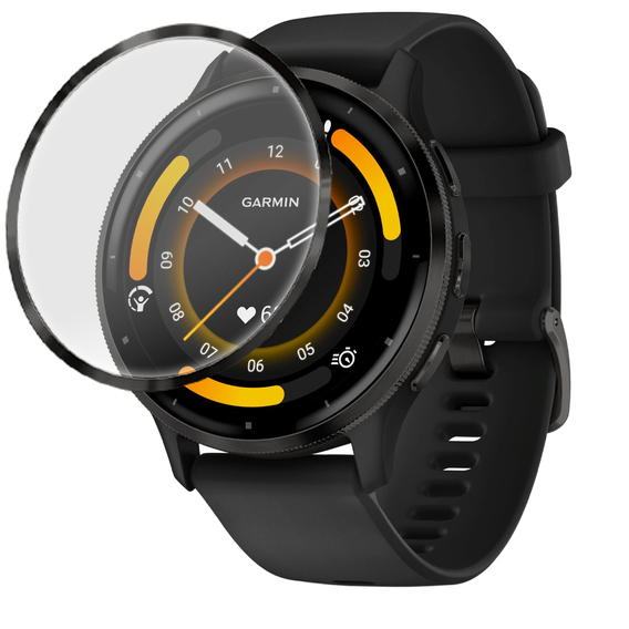 2x ERBORD Hybrid Glass pentru Garmin Forerunner 965