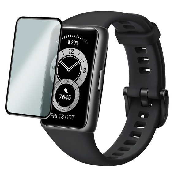 2x ERBORD Hybrid Glass pentru Huawei Band 6