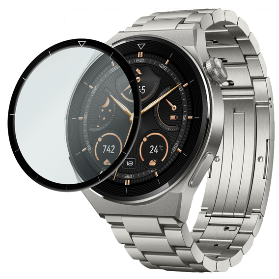 2x ERBORD Hybrid Glass pentru Huawei Watch GT 3 Pro 46mm