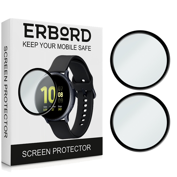 2x ERBORD Hybrid Glass pentru Samsung Galaxy Watch Active 2 44mm