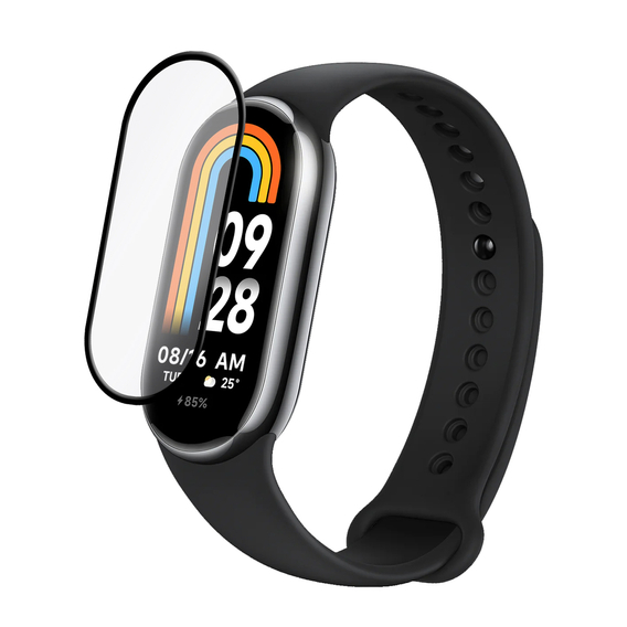 2x ERBORD Hybrid Glass pentru Xiaomi Smart Mi Band 8 / Xiaomi Smart Mi Band 9