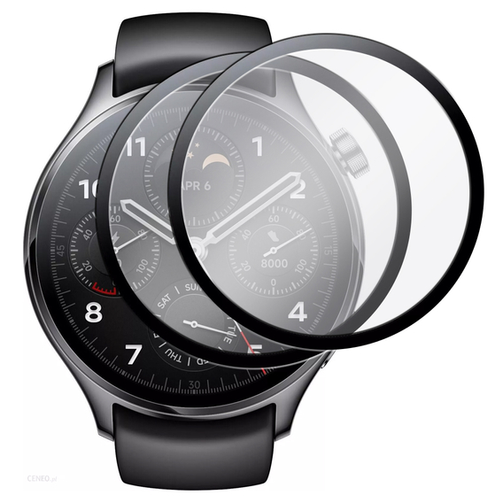 2x ERBORD Hybrid Glass pentru Xiaomi Watch S1 Pro