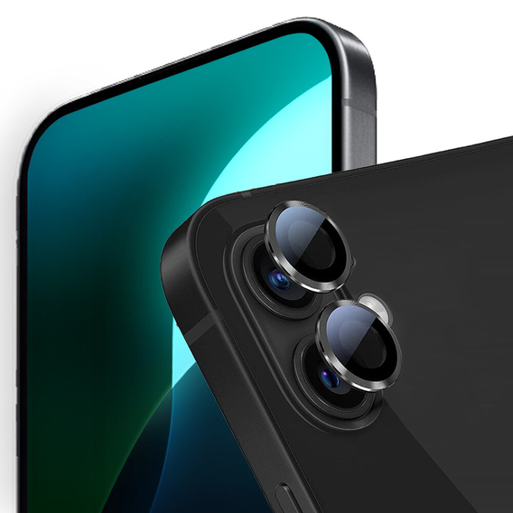 2x ERBORD OPTIK Pro sticlă călită pentru iPhone 15 Pro/15 Pro Max camera foto, albastru