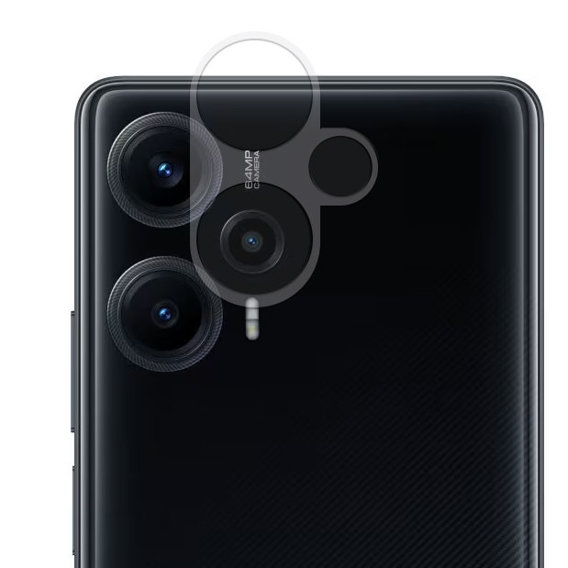 2x ERBORD sticlă călită ERBORD pentru camera pentru Xiaomi Poco F5, transparentă
