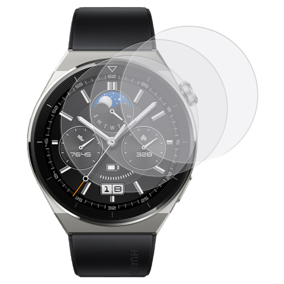 3x ERBORD Hydrogel Foil pentru Huawei Watch GT 3 Pro 46mm