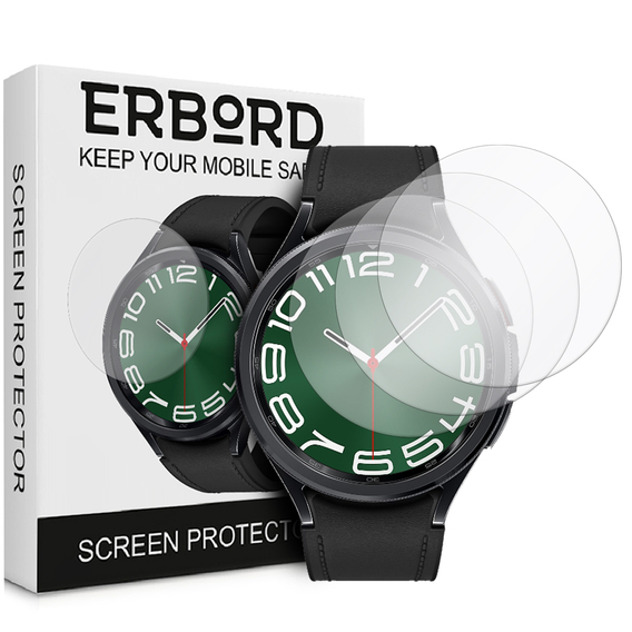 3x ERBORD Hydrogel Foil pentru Samsung Galaxy Watch 6 Classic 47mm