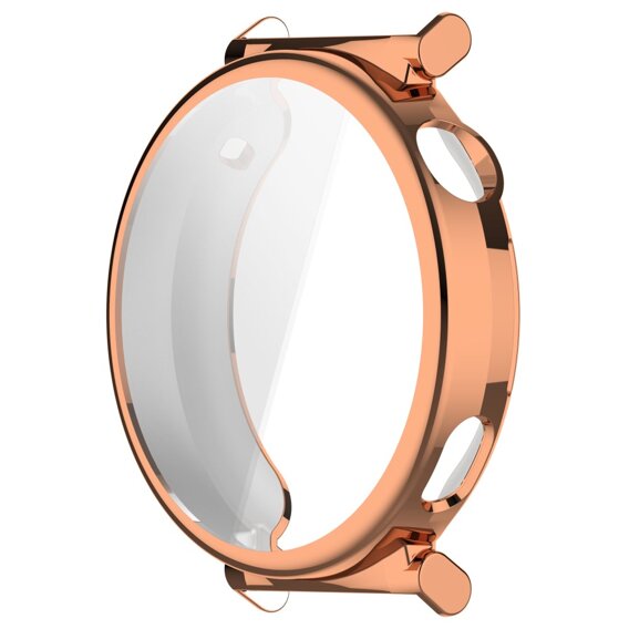 Carcasă 2in1 cu protector de ecran pentru Huawei Watch GT 5 Pro 42mm, roz rose gold