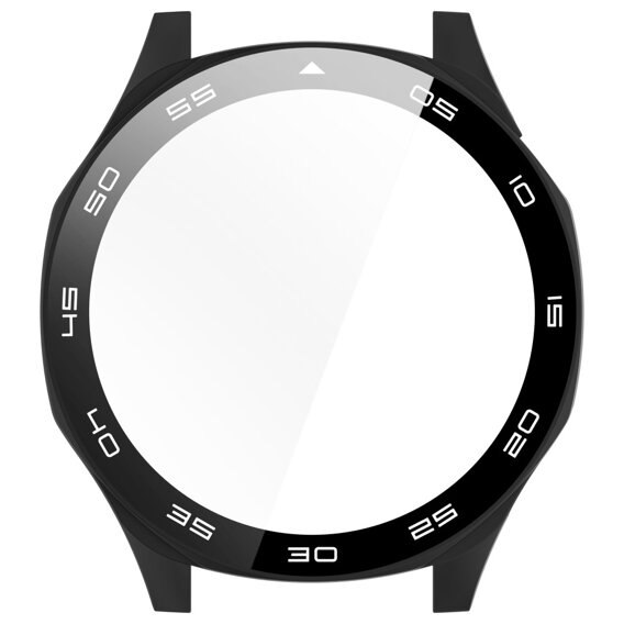 Carcasă 2in1 + sticlă călită pentru Huawei Watch GT 5 46mm, transparentă